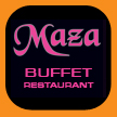 Maza buffet restaurant, derby, perth print design and signage