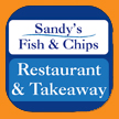 Sandys Fish and Chips, Derby, long eaton, Scotland, print and design